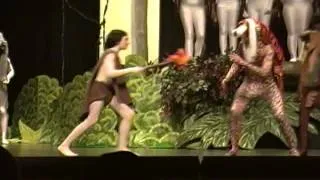 Anna as Mowgli in The Jungle Book