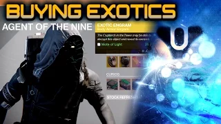 Xur Agent of The Nine - Buying Exotic Helmet & Exotic Engram in Destiny 9.20.14
