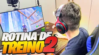 MINHA ROTINA DE TREINO NO CAPÍTULO 3 DE FORTNITE!!