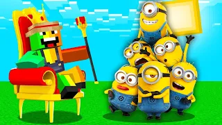 JE DEVIENS LE ROI DES MINIONS 2 PENDANT 24H SUR MINECRAFT !