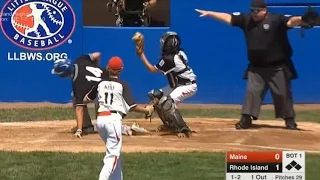 Kid Steals Home - inattentive catcher/pitcher during LLWS 2016