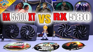 RX 580 VS RX 5500 XT🤔8GB VRAM