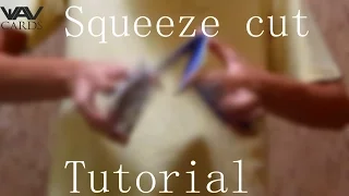 Squeeze cut - Tutorial  Cardistry: Two Handed cuts #43