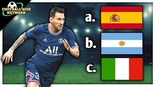 Guess the Country of the Football Player