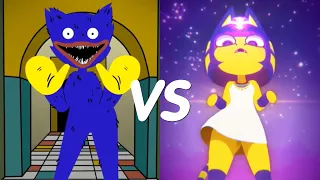 Ankha Dance VS Huggy Wuggy Poppy Playtime Animation meme