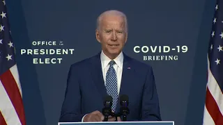 Joe Biden makes statement on US COVID-19 response following COVID briefing | LIVE