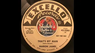 Marion James • That's My Man • from 1966 on EXCELLO #45-2280