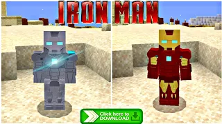 Iron man Addon For Minecraftpe|MçVerse