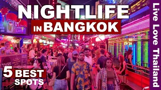 5 Best BANGKOK Nightlife Areas | Good & Naughty Places #livelovethailand