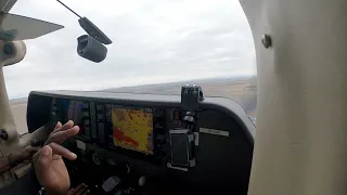 Cessna 206H short-field landing