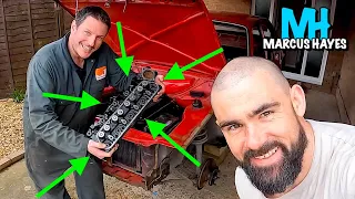 DIY Cylinder Head Rebuilding in a Shed with Pro Engineer's Help! 👍