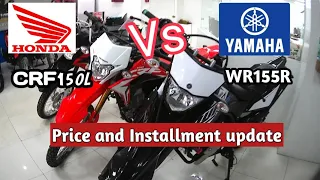 YAMAHA WR155 Vs HONDA CRF150L | 2022 Price and Installment update