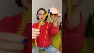 Самый простой способ расчета петель для шапок🧶 #вязание #knitting