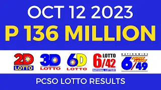 Lotto Result October 12 2023 9pm [Complete Details]