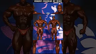 Ronnie Coleman eight times winning moments #bodybuilding #ytshorts