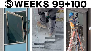 Construction time-lapses with closeups (compilation): Weeks 99+100 of the Ⓢ-series