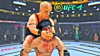 PS5 | Dragon Bruce Lee vs. Crazy Battle Dwarf (EA Sports UFC 4)