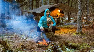 Camping In Heavy Rain Storm