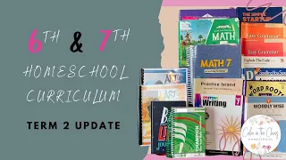 6TH AND 7TH GRADE HOMESCHOOL CURRICULUM | How Are Things Going? | Term 2 Update | 2022-2023