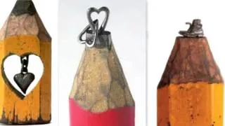 Креативные карандаши! резьба по грифелю