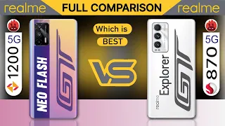 Realme GT NEO Flash vs Realme Gt Explorer master Full Comparison | Which is Best