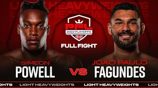 Simeon Powell vs Joao Paulo Fagundes | PFL 9, 2022