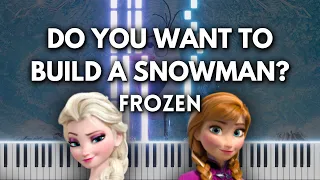 Do You Want to Build A Snowman - Piano Tutorial / Cover (Frozen Soundtrack) FREE MIDI