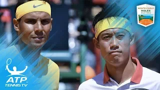 Nadal beats Nishikori to win 11th Monte-Carlo title | Monte-Carlo 2018 Final Highlights