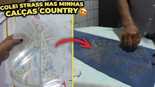 COMO COLAR STRASS EM ROUPAS ? DEU SUPER CERTO!