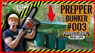 PREPPER BUNKER #003 | WASSER sammeln | Zisterne selber bauen | Minecraft in Real Life