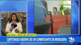 Autoridades capturan al presunto asesino de un comerciante en Mosquera | Noticias Caracol