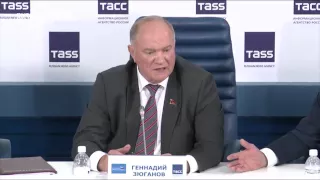 Зюганов Неверову: не надо лезть туда, где русский дух и Русью пахнет!