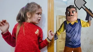 ПРИВЕТ СОСЕД в реальной жизни ! Hello Neighbor ПРЯТКИ С ПРИВЕТ СОСЕД У НАС ДОМА!Что хочет Сосед Яна