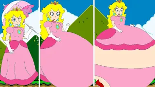 WAIT PEACH!! THAT'S TOO MUCH MILK!!! 🤰🥛