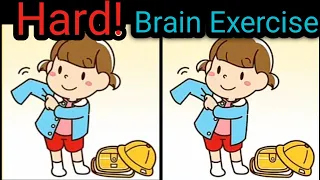 find the difference : hard brain exercise  [Spot The Difference ]