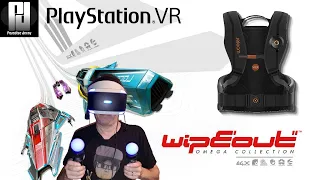 Trying Woojer Edge on PlayStation VR with Wipeout and Ironman // PlayStation VR // PS4 Pro