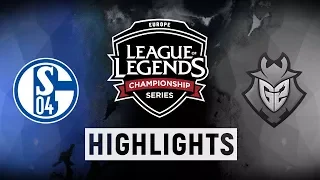 S04 vs. G2 - EU LCS Week 8 Day 2 Match Highlights (Spring 2018)