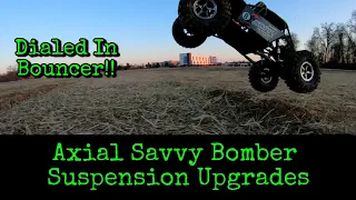 Axial Savvy Bomber Suspension Upgraded!!