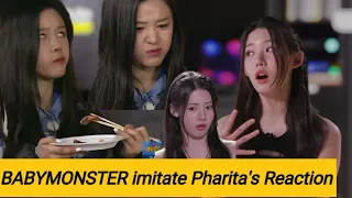 Watch BABYMONSTER perfectly mimic Pharita's reaction