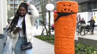 The Carrot even Scares people on Valentine's Day !!