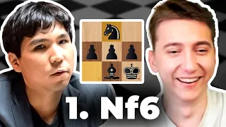 Bortnyk Defeats Wesley So With Alekhine's Defense!