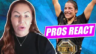 MMA Pros React 😲 Julianna Pena upsets Amanda Nunes at UFC 269