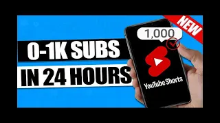 STEAL THIS STRATEGY To Get 1000 Subscribers on YouTube in 24 Hours (NEW Algorithm Update) #shorts