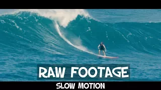 [raw footage] SLOW MOTION WAIMEA BAY 300FPS RED CAMERA