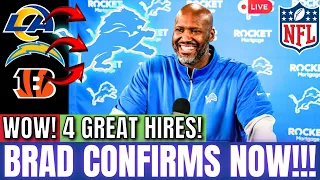 BRAD RELEASED BIG ANNOUNCEMENT! 4 TRADES FOR THE LIONS! LIONS NEWS TODAY