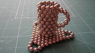 Neocube magnets tutorial mug and plate 216 balls