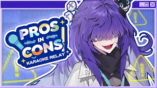 【Pros-in-Cons】VTUBER KARAOKE RELAY!  🔩🧪【Dr.NOVA(e) | V4Mirai | ENVtuber】