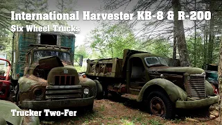 International Harvester KB 8 and R 200 Six Wheel Trucks Compared