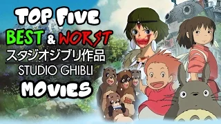 Jambareeqi's Top 5 Best & Worst Studio Ghibli Movies