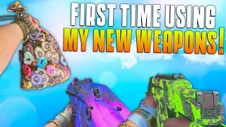 FIRST TIME USING THE SWITCHBLADE X9, RAMPAGE & CHA-CHING! (BO4 New Weapons Gameplay) #MatMicMar